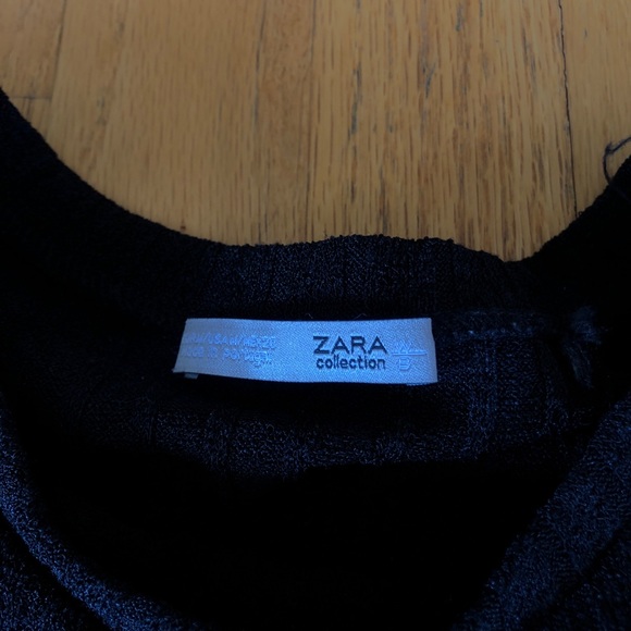Black long sleeve ZARA sweater - Picture 3 of 3